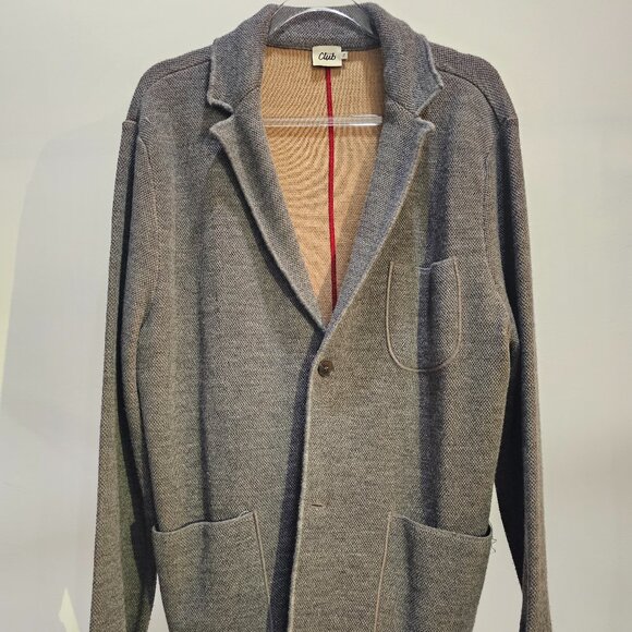 Club Knit Casual Cardigan-Style Overcoat - Picture 1 of 5